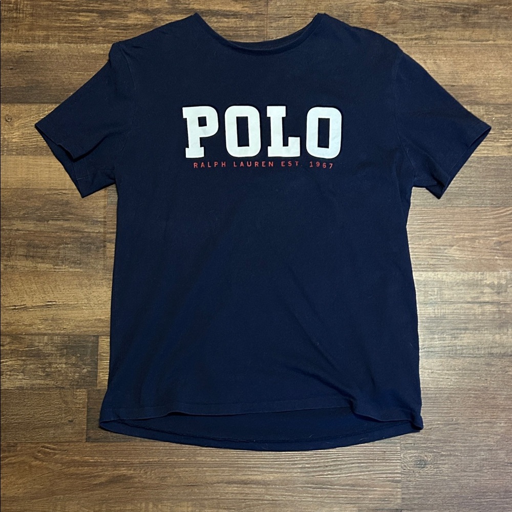 POLO Ralph Lauren Dark Blue Polo Tee - Unisex Medium